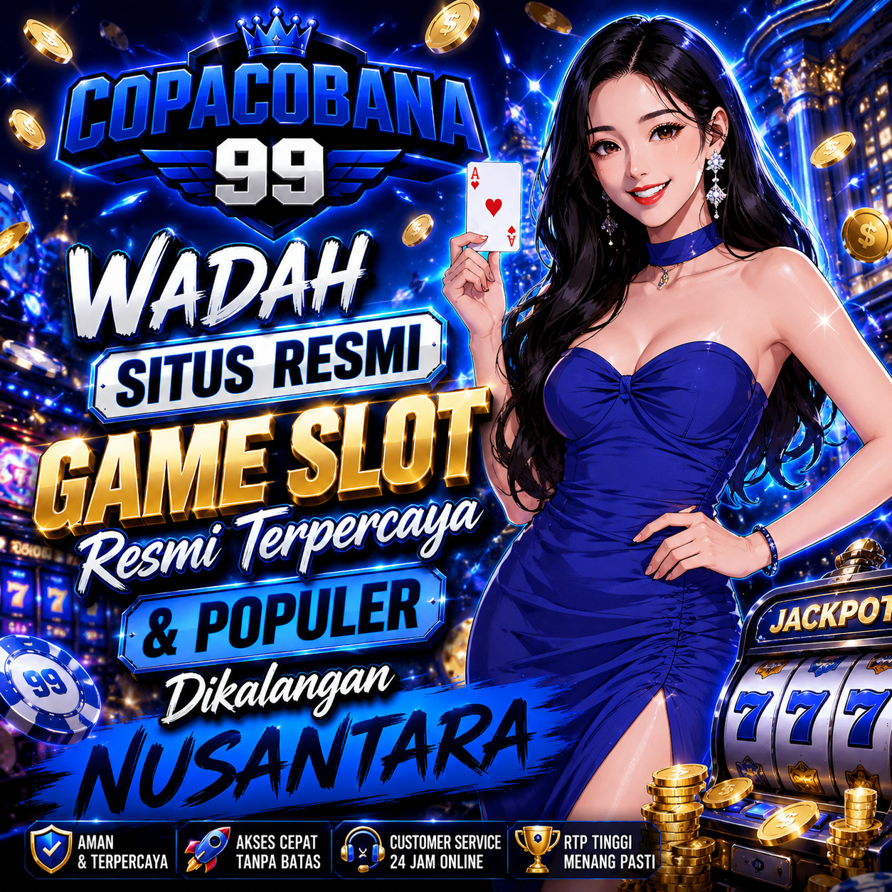 COPACOBANA99 - Wadah Situs Resmi Game Slot Resmi Terpercaya & Populer Dikalangan Nusantara